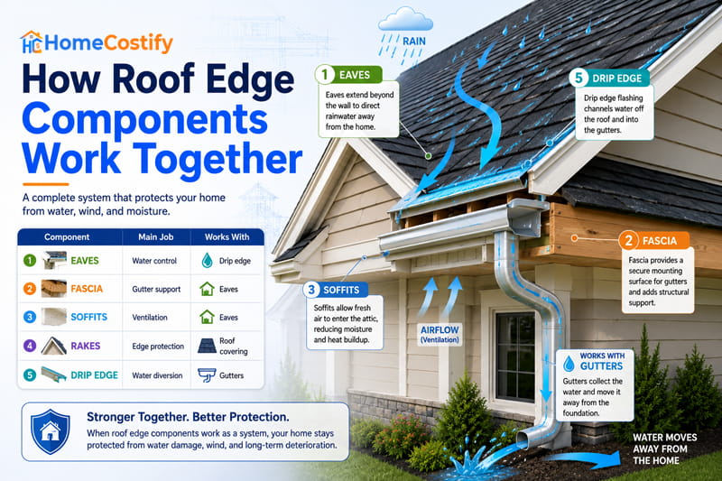 How Roof Edge Components Work Together
