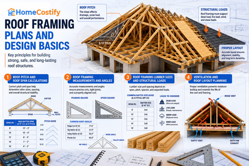 Roof Framing Plans and Design Basics