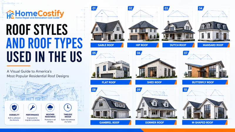 Roof Styles and Roof Types Used in the USA