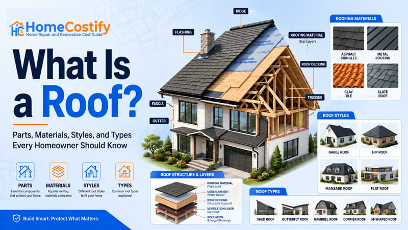 What Is a Roof? Parts, Materials, Styles, and Types Every Homeowner Should Know