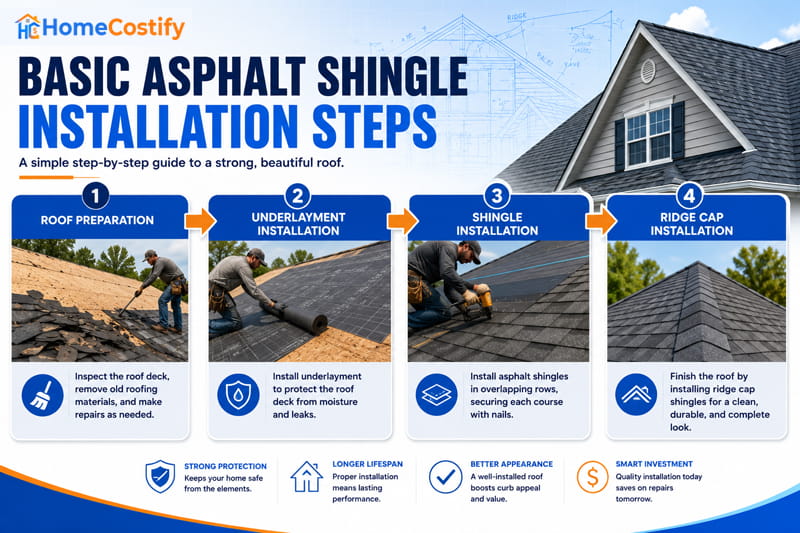 Asphalt Shingles Installation
