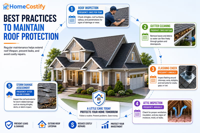 Best Practices to Maintain Roof Protection