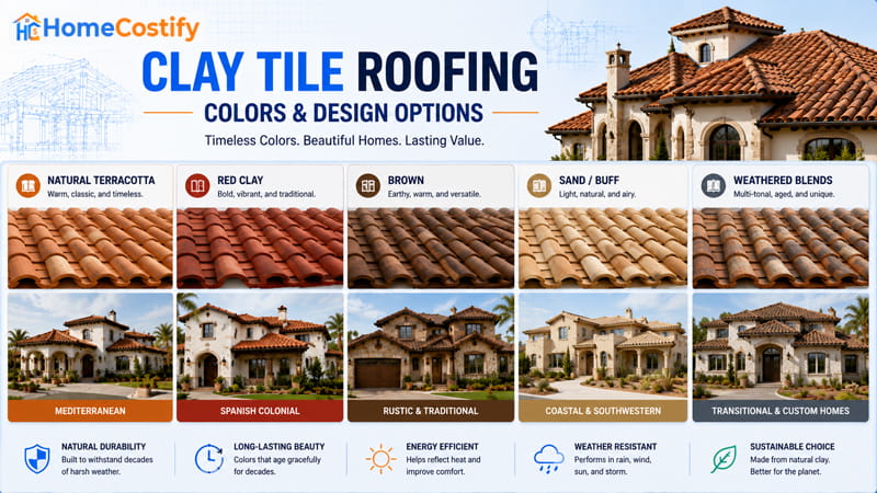 Clay Tile Roof Colors and Design Options