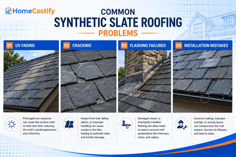 Synthetic Roof Slate Maintenance and Common Problems