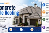Concrete-Tile-Roofing Concrete Tile Roofing: Cost, Lifespan, Weight, Pros, Cons, and and Maintenance