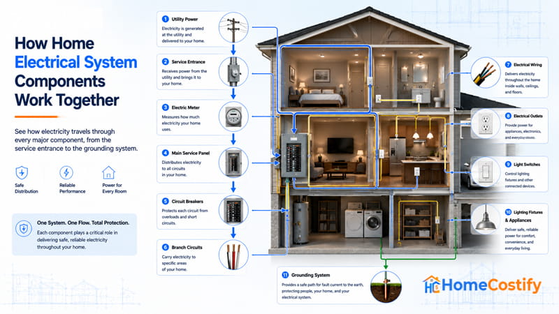 How Home Electrical System Components Work Together