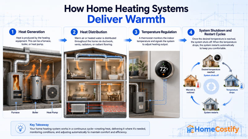 How Home Heating Systems Deliver Warmth