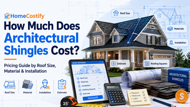 How Much Does Architectural Shingles Cost: Pricing Guide by Roof Size, Material & Installation