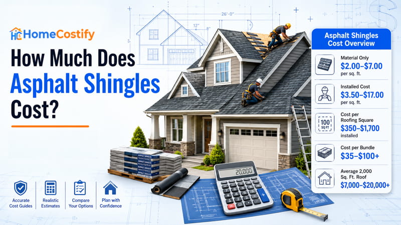 How Much Does Asphalt Shingles Cost?