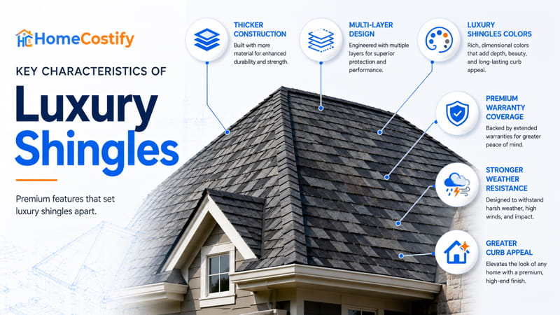 Key Characteristics of Luxury Shingles