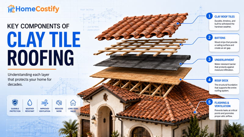 Key Components of Clay Tile Roofing