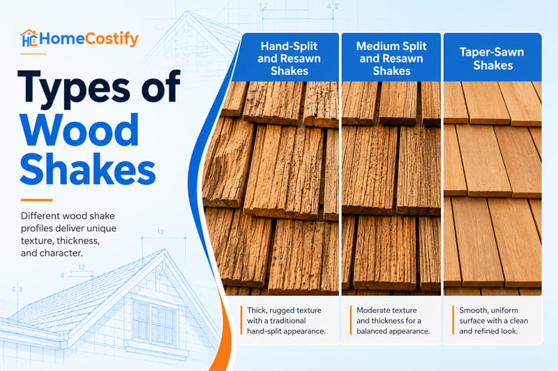 Types of Wood Shakes