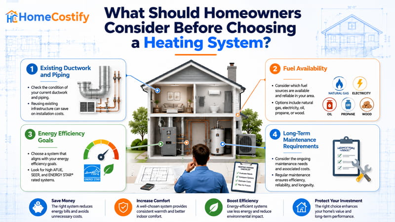 What Should Homeowners Consider Before Choosing a Heating System?