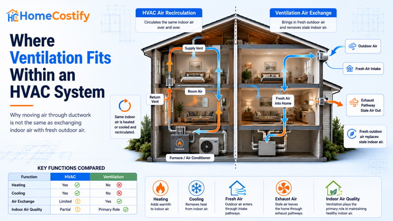 Where Ventilation Fits Within an HVAC System
