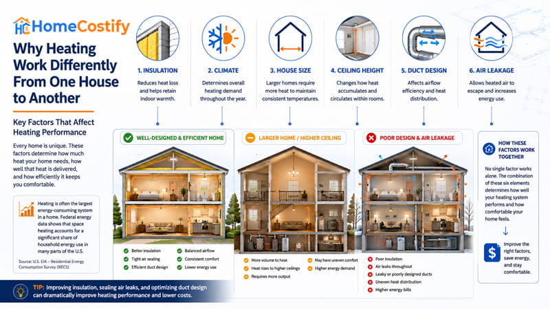 Why Heating Work Differently From One House to Another
