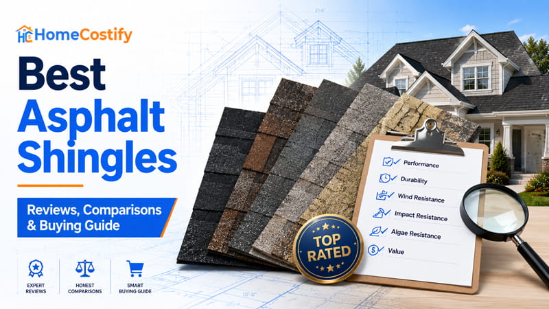 Best Asphalt Shingles: Reviews, Comparisons & Buying Guide