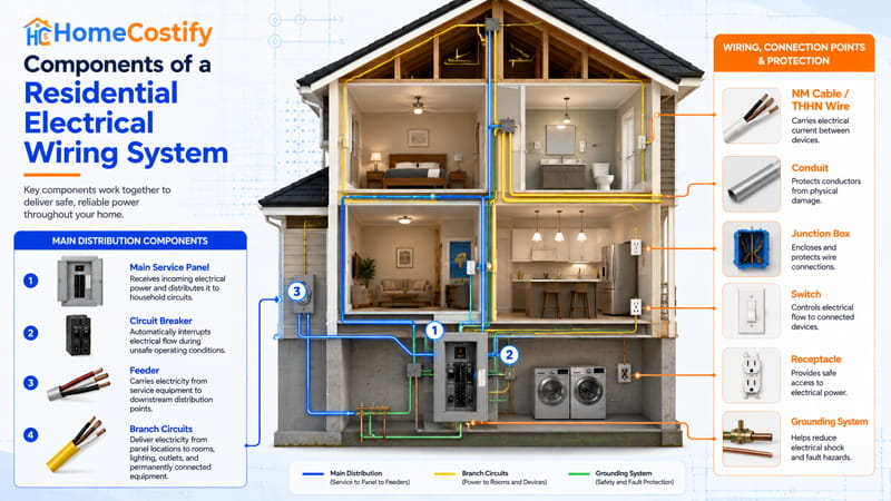 Components of a Residential Electrical Wiring System