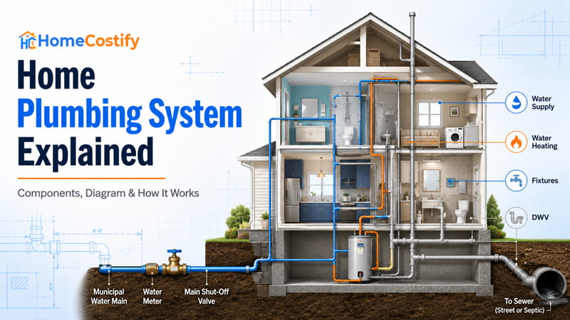 Home Plumbing System Explained: Components, Diagram & How It Works