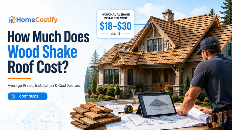 How Much Does Wood Shake Roof Cost? Average Prices, Installation & Cost Factors
