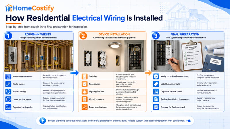 How Residential Electrical Wiring Is Installed
