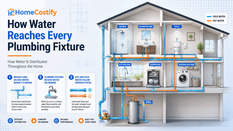 How Water Reaches Every Plumbing Fixture
