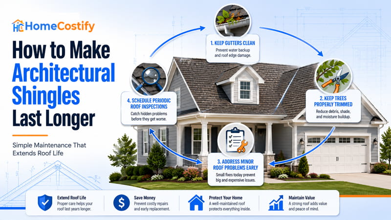 How to Make Architectural Shingles Last Longer
