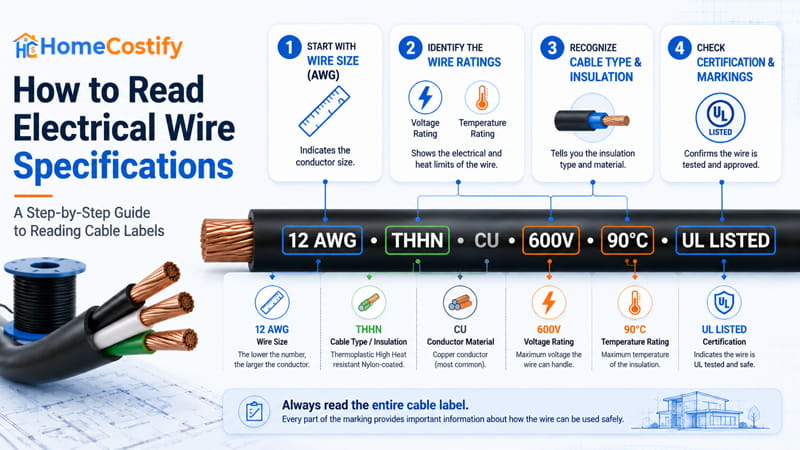 How to Read Electrical Wire Specifications