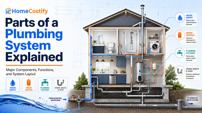 Parts of a Plumbing System Explained: Major Components, Functions, and System Layout
