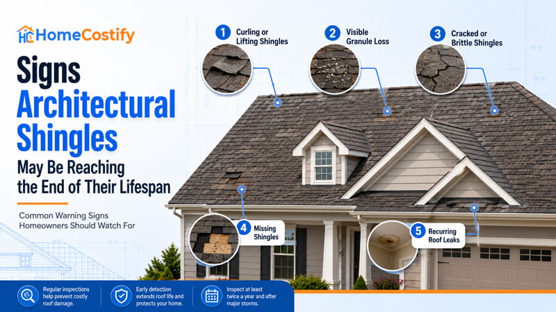 Signs Architectural Shingles May Be Reaching the End of Their Lifespan