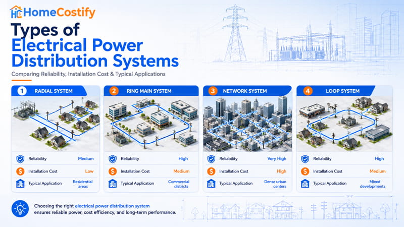 Types of Electrical Power Distribution Systems