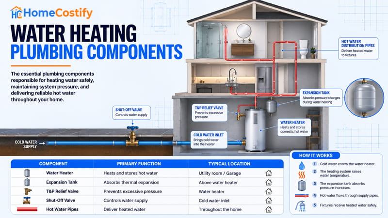 Water Heating plumbing Components