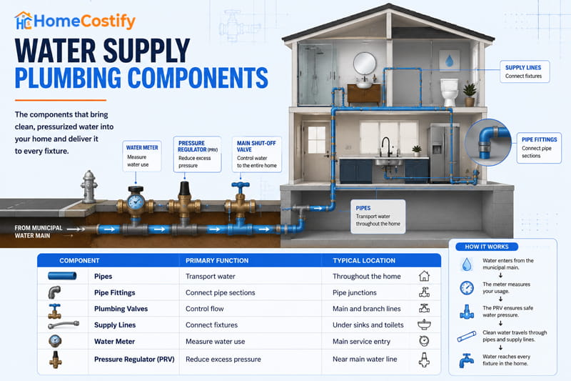 Water Supply Plumbing Components