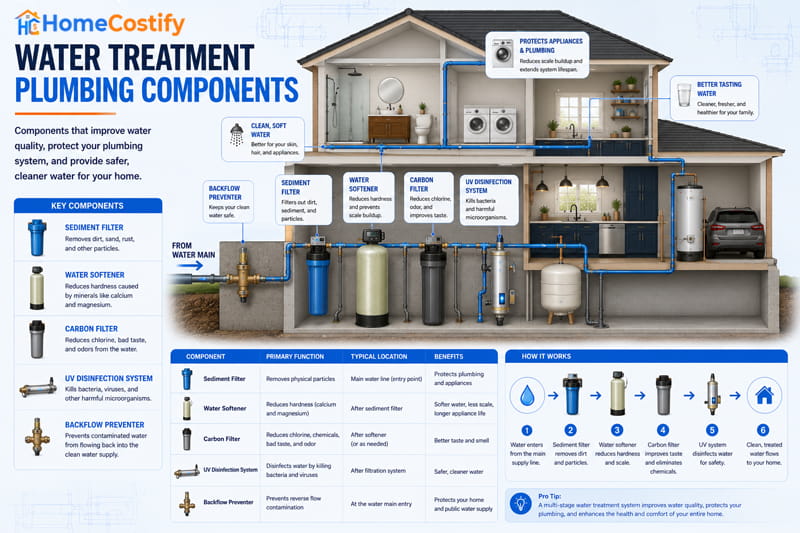 Water Treatment plumbing Components