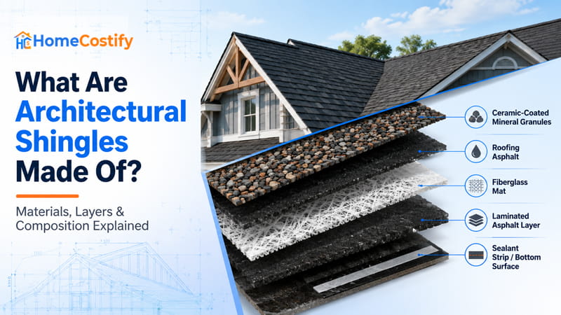 What Are Architectural Shingles Made Of? Materials, Layers & Composition Explained