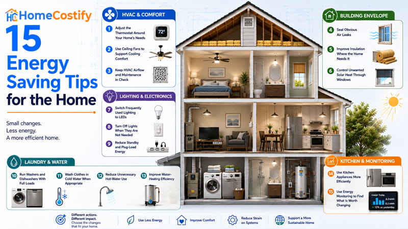 15 Energy Saving Tips for the Home