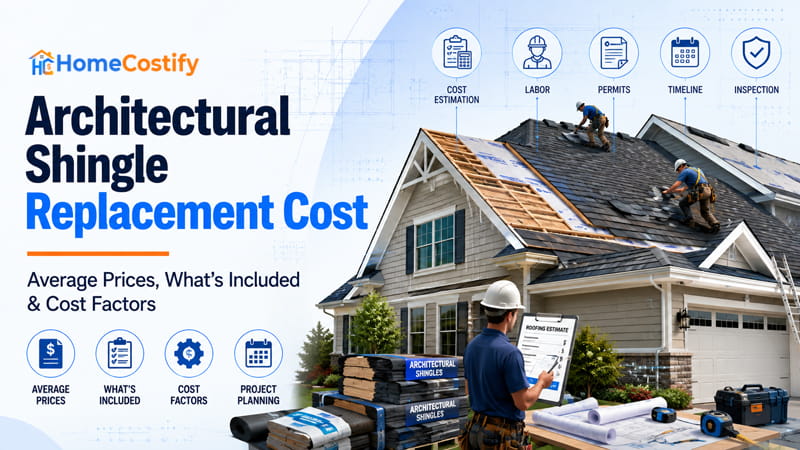 Architectural Shingle Replacement Cost: Average Prices, What's Included & Cost Factors