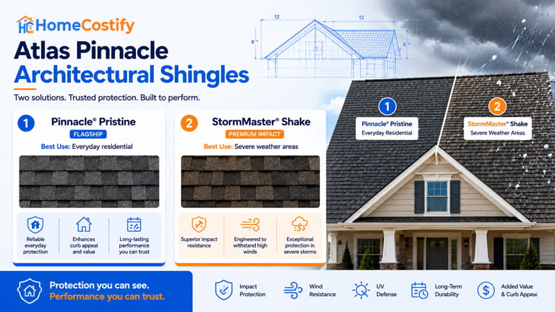 atlas pinnacle architectural shingles