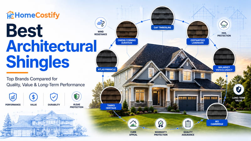 Best Architectural Shingles: Top Brands Compared for Quality, Value & Long-Term Performance