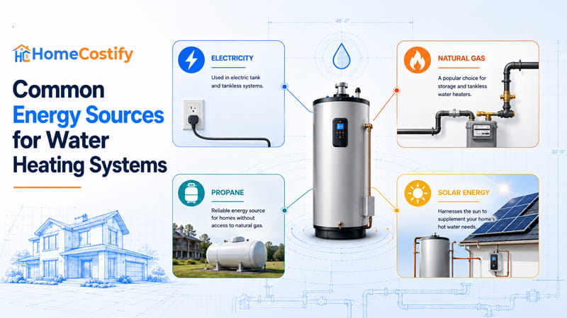 Common Energy Sources for Water Heating Systems