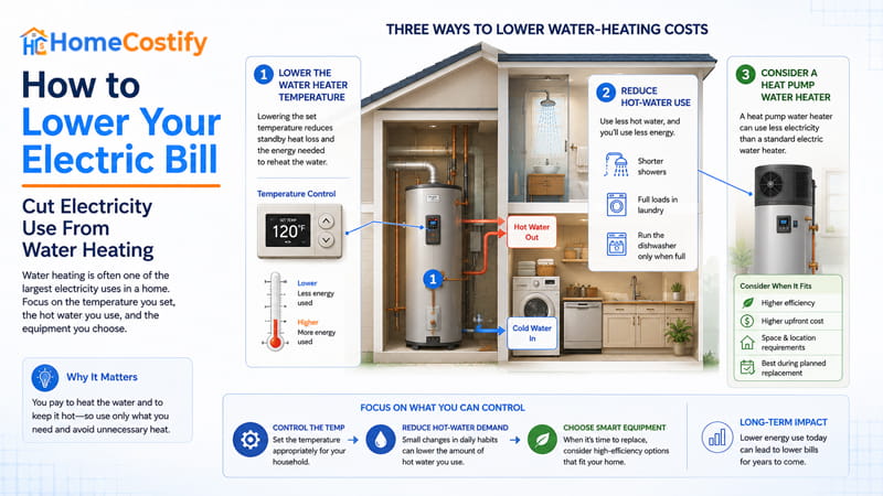 How to Lower Your Electric Bill: Cut Electricity Use From Water Heating