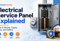 Electrical Service Panel Explained: How It Works, Types, Sizes, and Safety