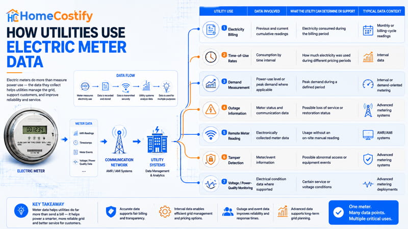 How Utilities Use Electric Meter Readings
