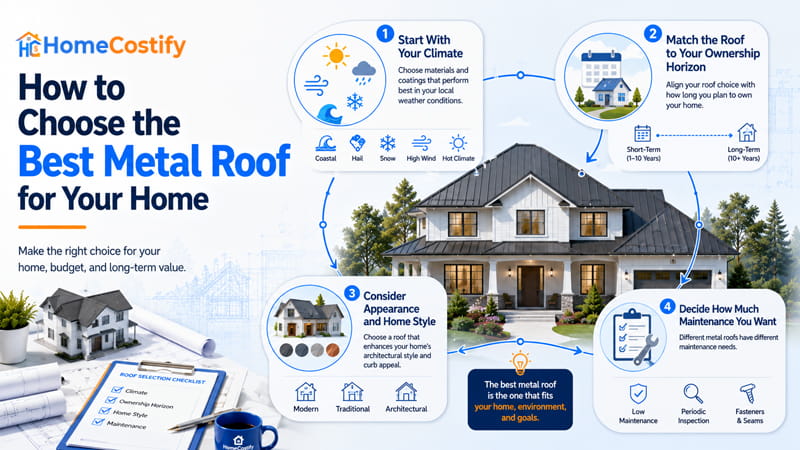 How to Choose the Best Metal Roof for Your Home
