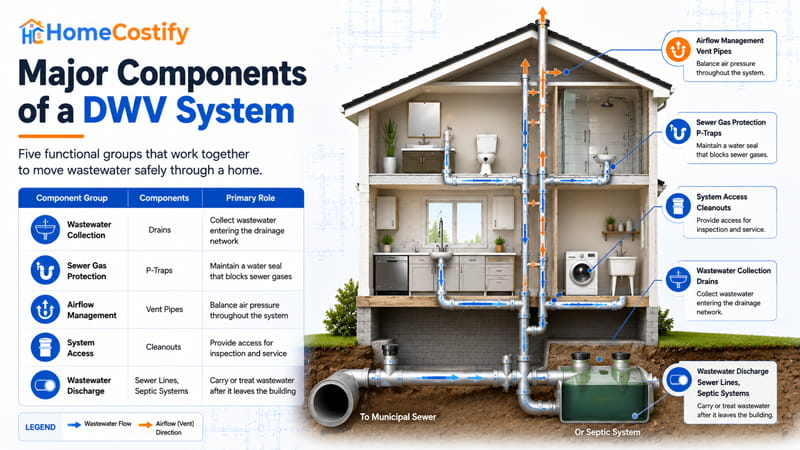 Major Components of a DWV System