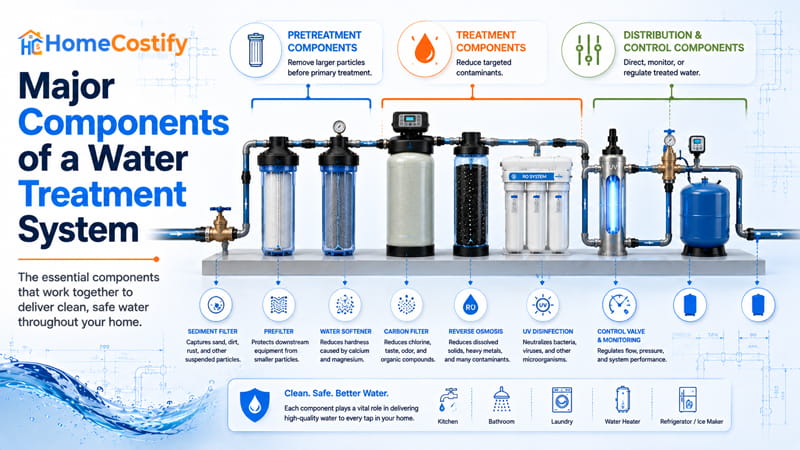 Major Components of a Water Treatment System