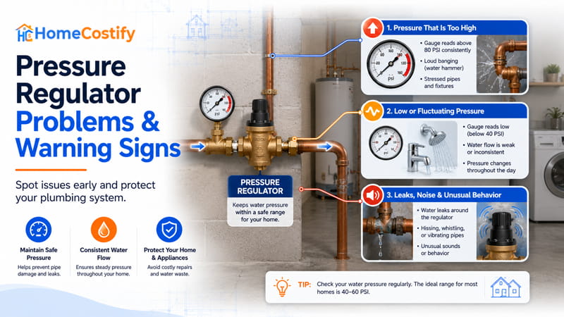 Pressure Regulator Problems and Warning Signs