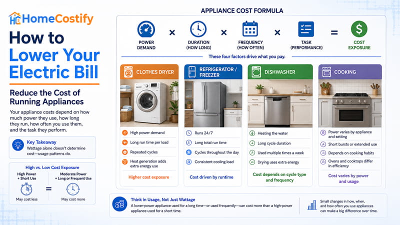 How to Lower Your Electric Bill: Reduce the Cost of Running Appliances
