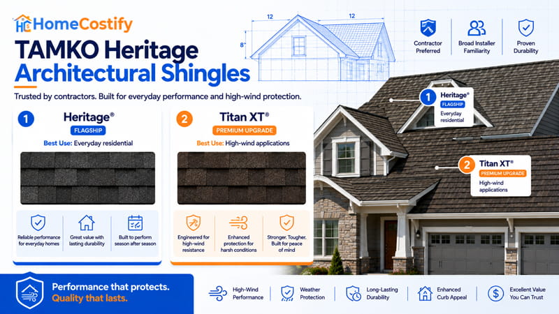 AMKO Heritage architectural shingles