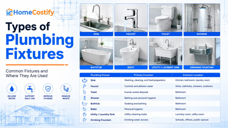 Types of Plumbing Fixtures