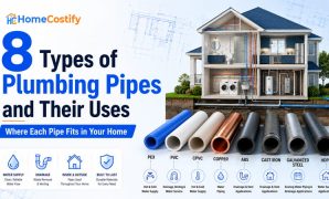 8 Types of Plumbing Pipes and Their Uses: Where Each Pipe Fits in Your Home